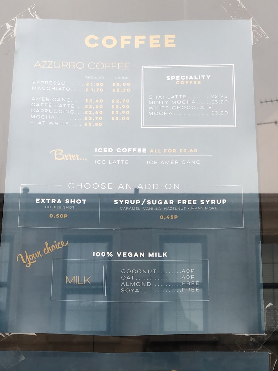Caffe Monza Menu - Image 3
